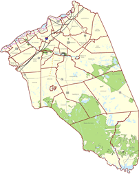 Official State of NJ - Burlington County Map