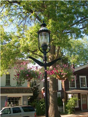Moorestown New Jersey. Moorestown Street Scene - Lamp