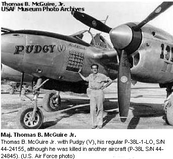 Major Thomas McGuire, Jr., USAF - WWII Ace